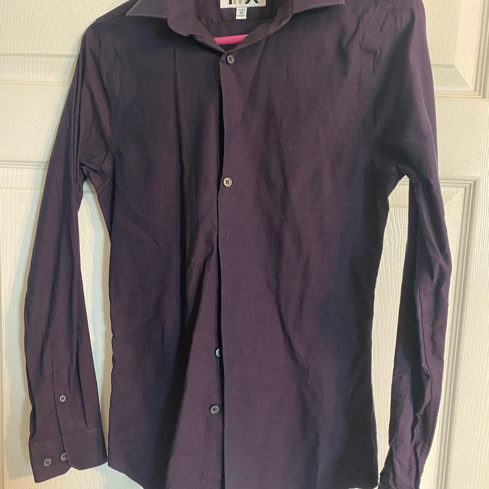 Men’s Express Long Sleeve Button Up Dress Shirt